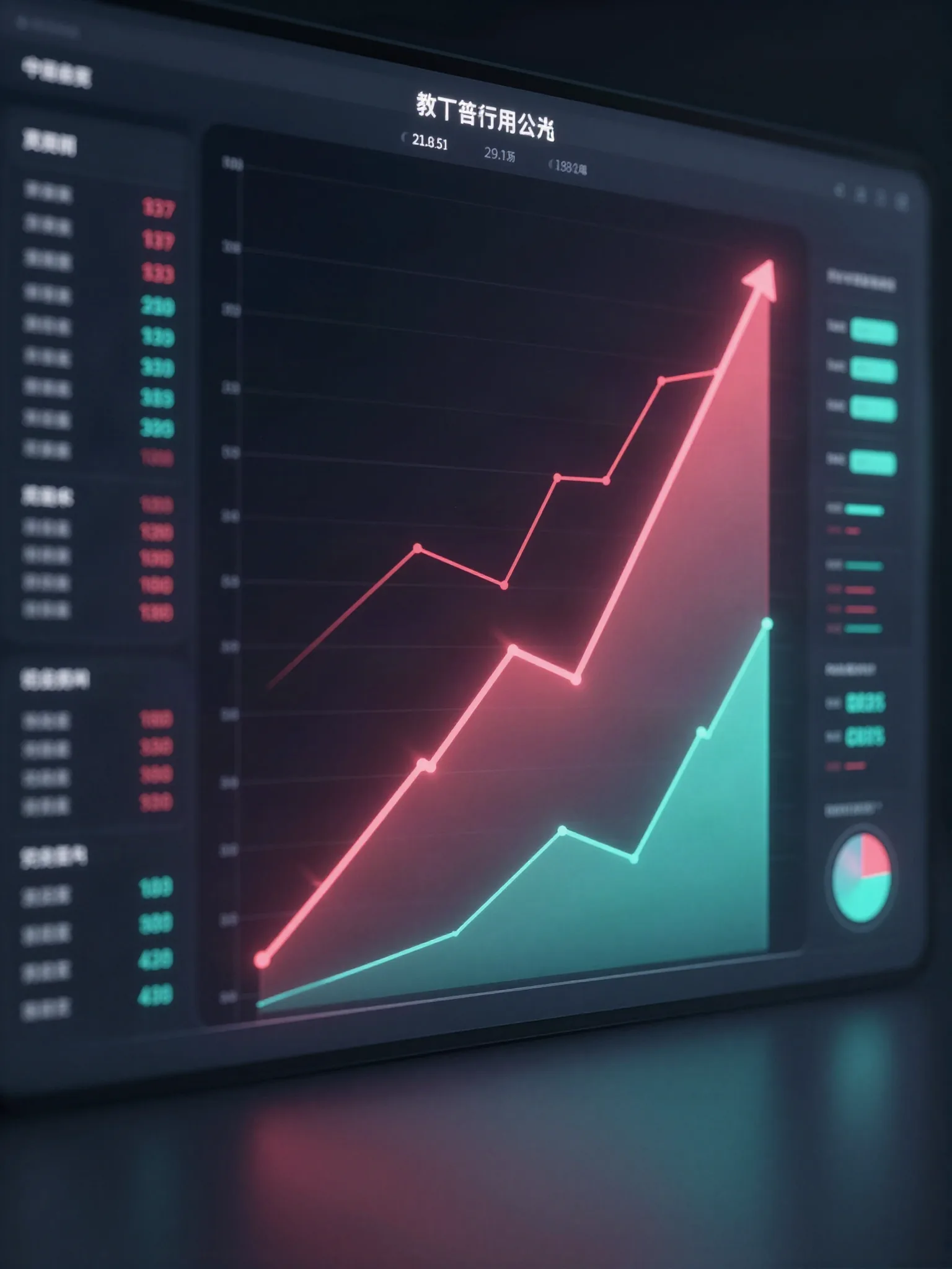 Panel de analítica mostrando el crecimiento de oportunidades de venta